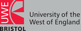 U W E logo